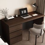 Reversible Corner Writing Table with Drawers - Image 2