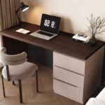 Reversible Corner Writing Table with Drawers - Image 6